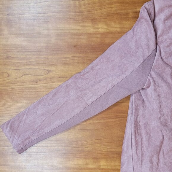 NWT BB Dakota Stitch Fix Freda Faux Suede Jacket Blush - M - Picture 7 of 10